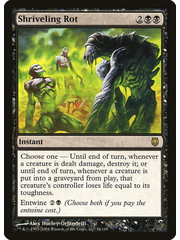 Magic: The Gathering Shriveling Rot (054) Moderately Played
