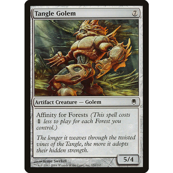Magic: The Gathering Tangle Golem (151) Moderately Played