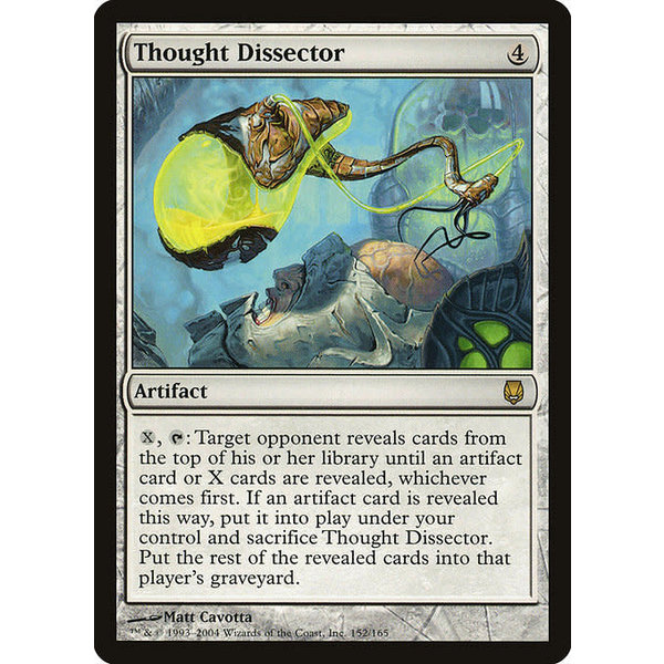 Magic: The Gathering Thought Dissector (152) Moderately Played