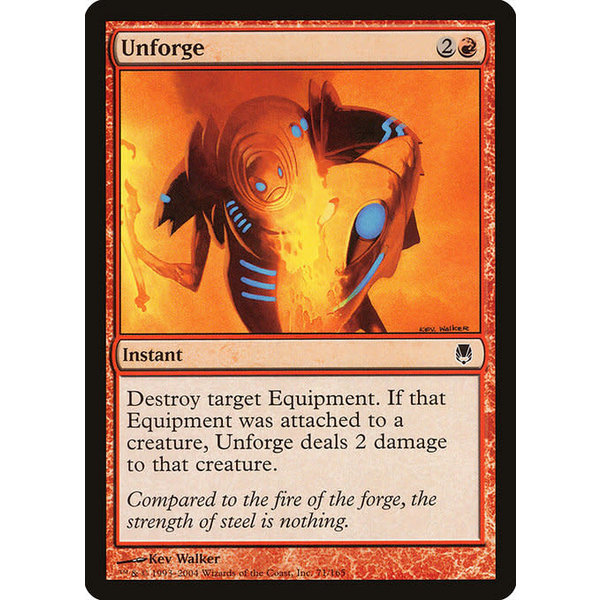 Magic: The Gathering Unforge (071) Moderately Played