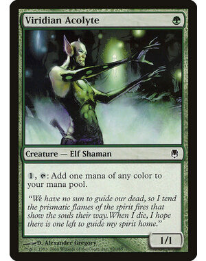 Magic: The Gathering Viridian Acolyte (089) Lightly Played