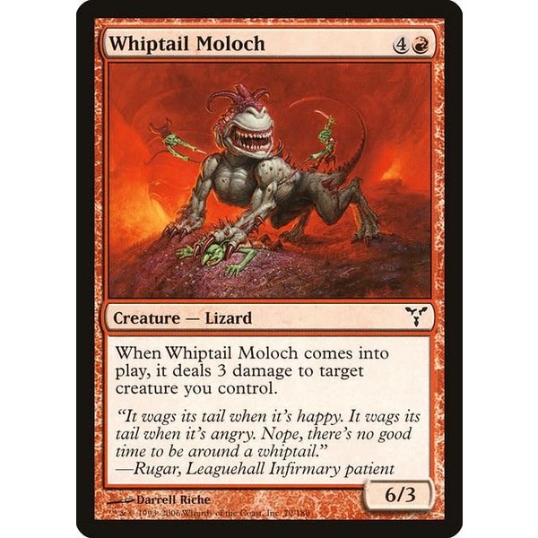 Magic: The Gathering Whiptail Moloch (079) Moderately Played