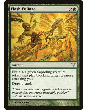 Magic: The Gathering Flash Foliage (085) Moderately Played