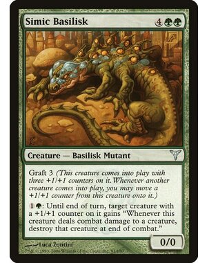 Magic: The Gathering Simic Basilisk (091) Moderately Played