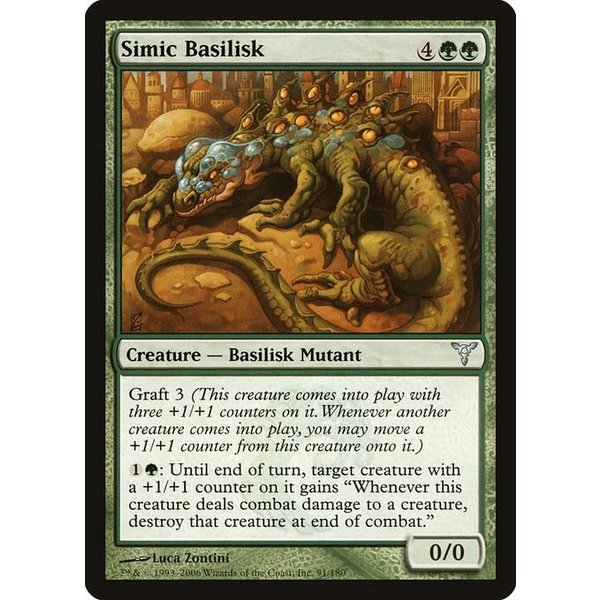 Magic: The Gathering Simic Basilisk (091) Moderately Played