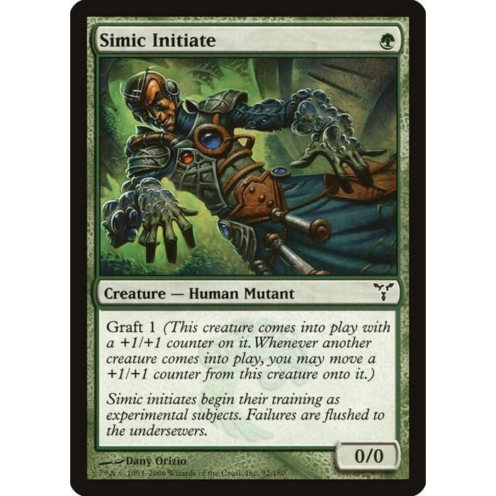Magic: The Gathering Simic Initiate (092) Moderately Played