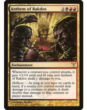 Magic: The Gathering Anthem of Rakdos (102) Moderately Played