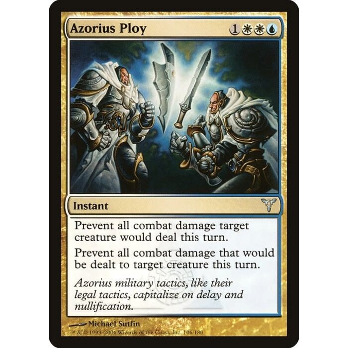 Magic: The Gathering Azorius Ploy (106) Moderately Played