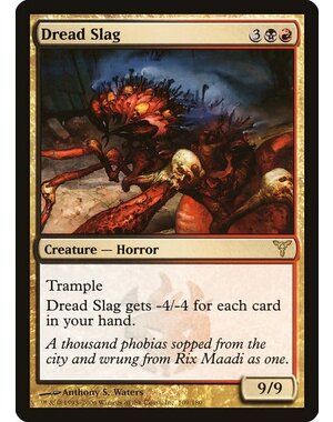 Magic: The Gathering Dread Slag (109) Moderately Played