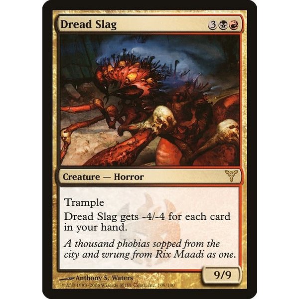 Magic: The Gathering Dread Slag (109) Moderately Played