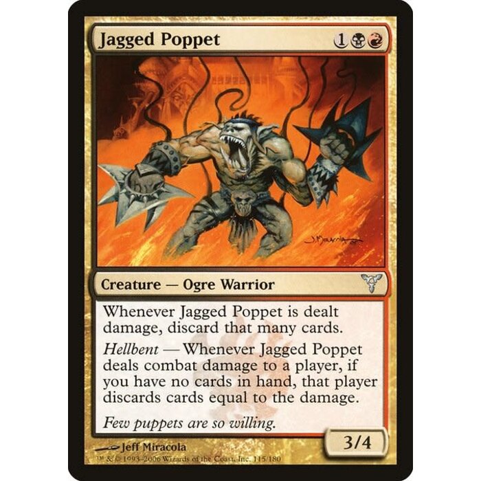 Magic: The Gathering Jagged Poppet (115) Moderately Played