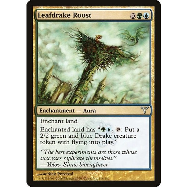 Magic: The Gathering Leafdrake Roost (116) Moderately Played