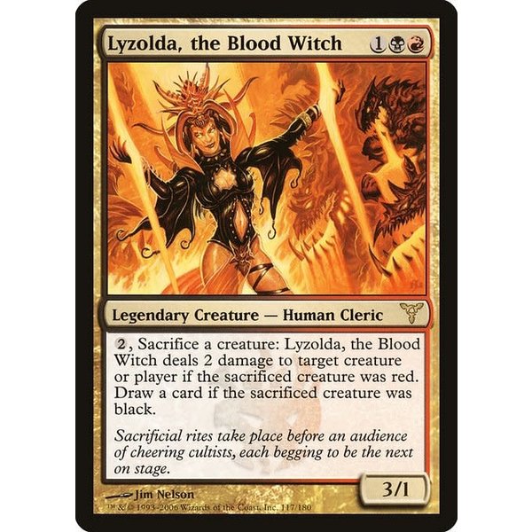 Magic: The Gathering Lyzolda, the Blood Witch (117) Moderately Played