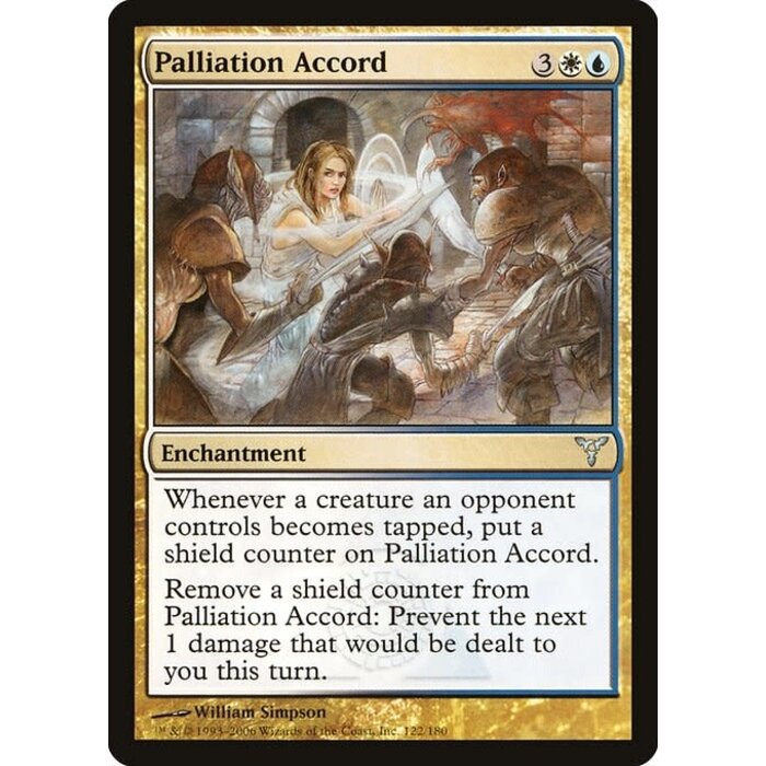 Magic: The Gathering Palliation Accord (122) Moderately Played