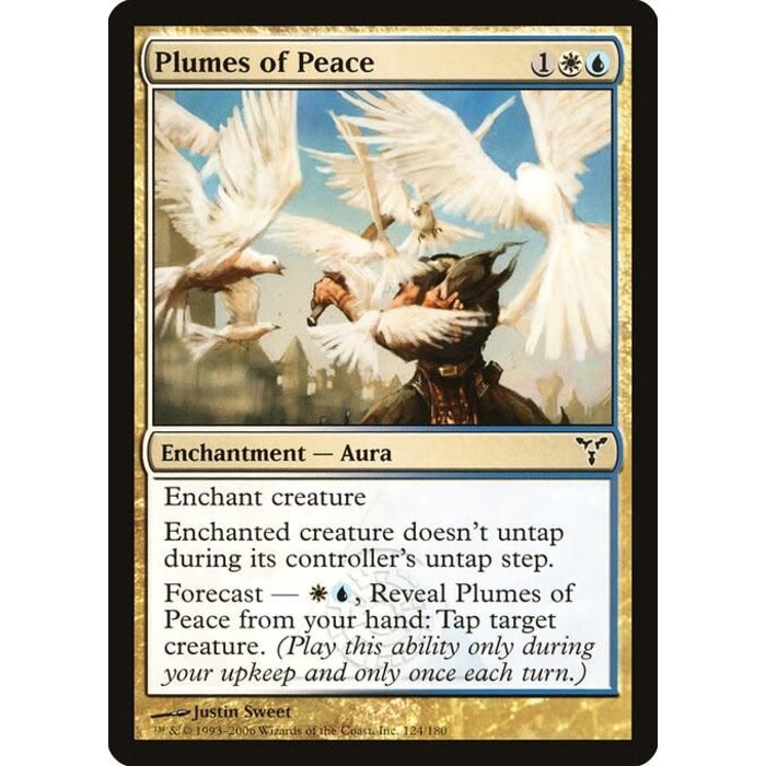 Magic: The Gathering Plumes of Peace (124) Moderately Played Foil