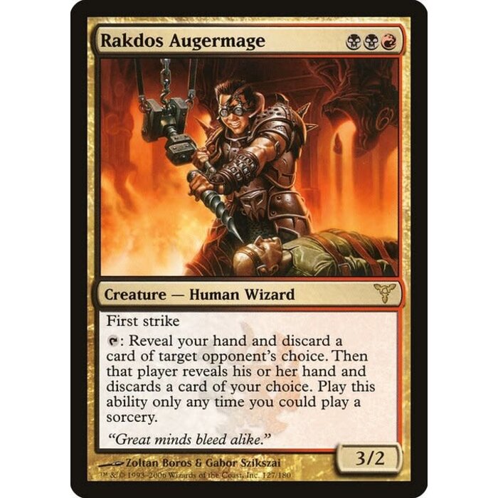 Magic: The Gathering Rakdos Augermage (127) Moderately Played