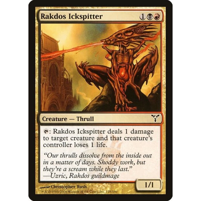 Magic: The Gathering Rakdos Ickspitter (128) Moderately Played