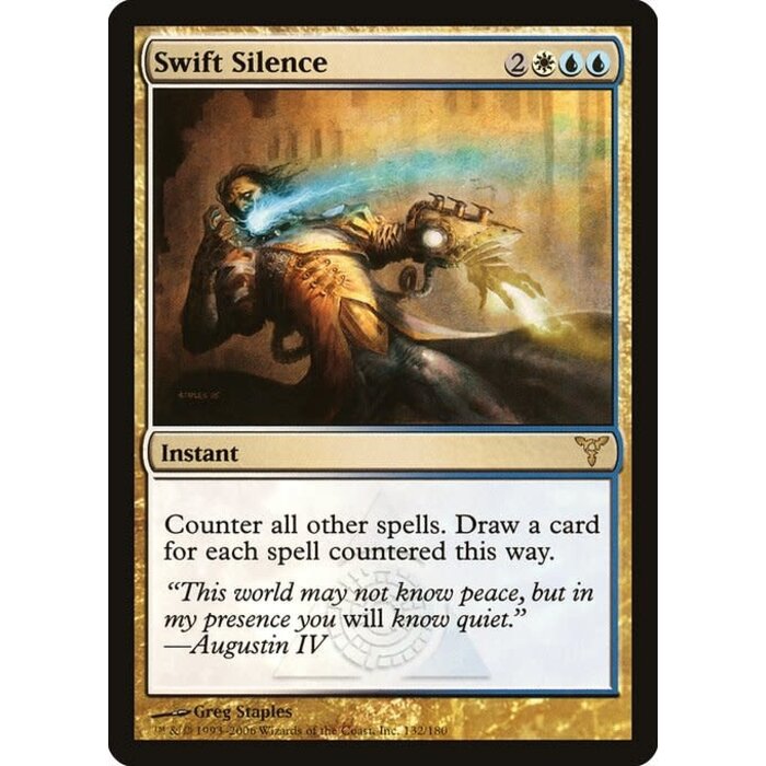 Magic: The Gathering Swift Silence (132) Moderately Played