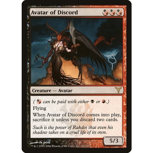 Magic: The Gathering Avatar of Discord (140) Moderately Played