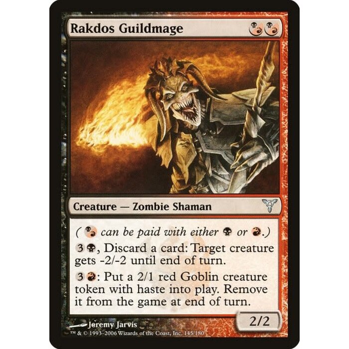Magic: The Gathering Rakdos Guildmage (145) Moderately Played Foil
