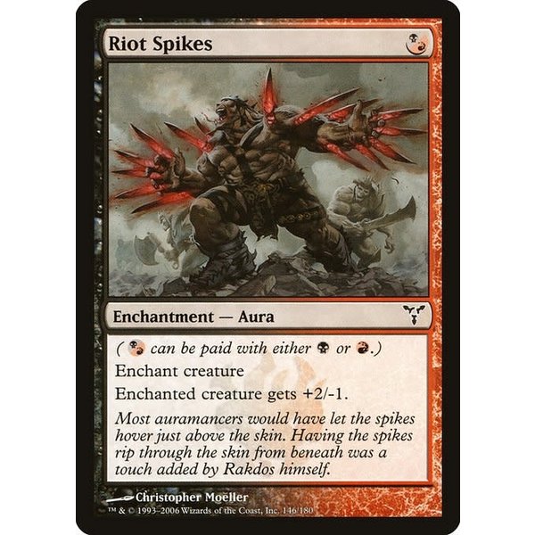 Magic: The Gathering Riot Spikes (146) Moderately Played