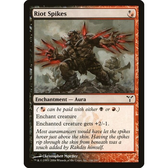 Magic: The Gathering Riot Spikes (146) Moderately Played