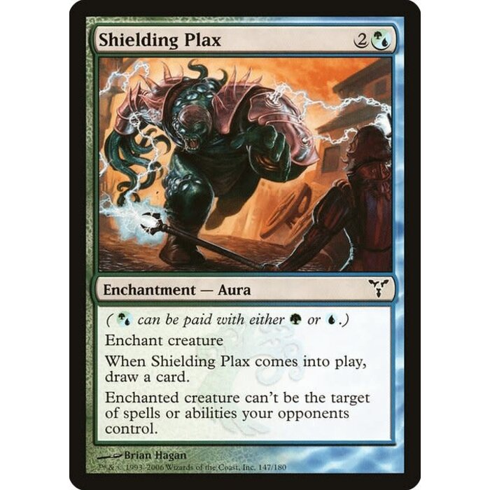 Magic: The Gathering Shielding Plax (147) Moderately Played