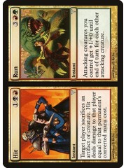 Magic: The Gathering Hit // Run (152) Moderately Played