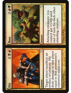 Magic: The Gathering Hit // Run (152) Moderately Played