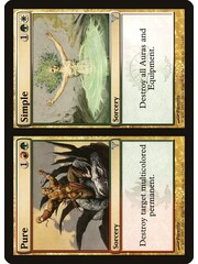 Magic: The Gathering Pure // Simple (154) Moderately Played