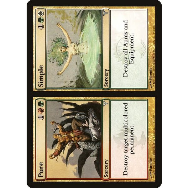 Magic: The Gathering Pure // Simple (154) Moderately Played