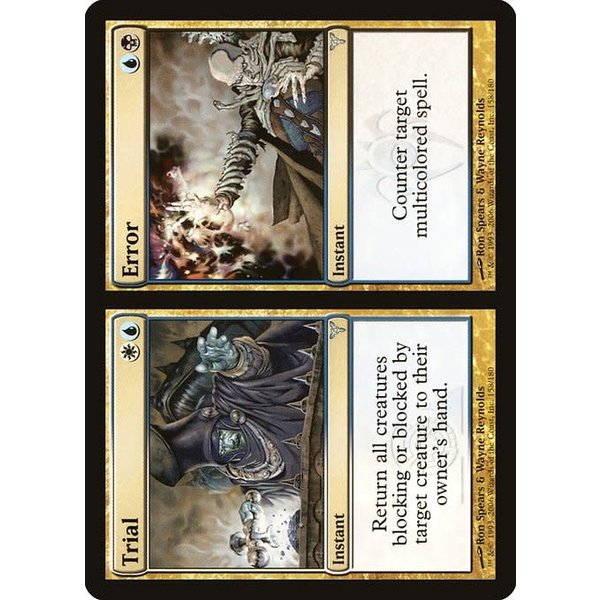 Magic: The Gathering Trial // Error (158) Moderately Played