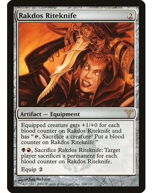 Magic: The Gathering Rakdos Riteknife (164) Moderately Played