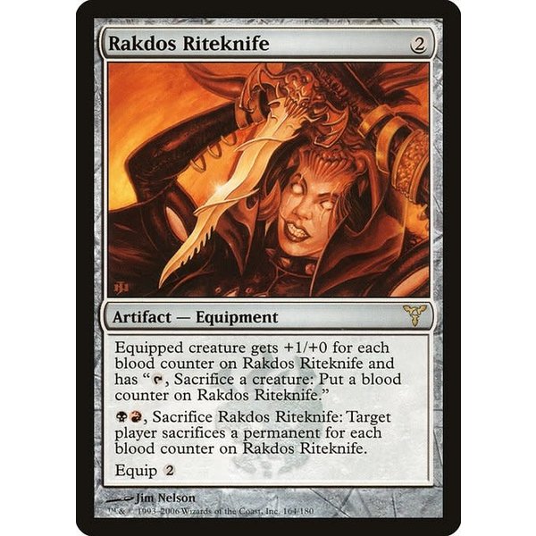 Magic: The Gathering Rakdos Riteknife (164) Moderately Played