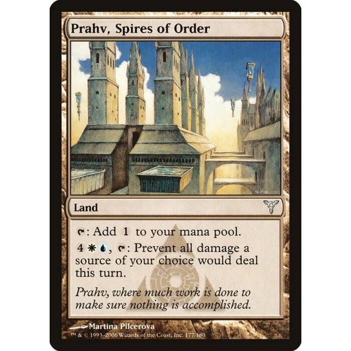 Magic: The Gathering Prahv, Spires of Order (177) Moderately Played