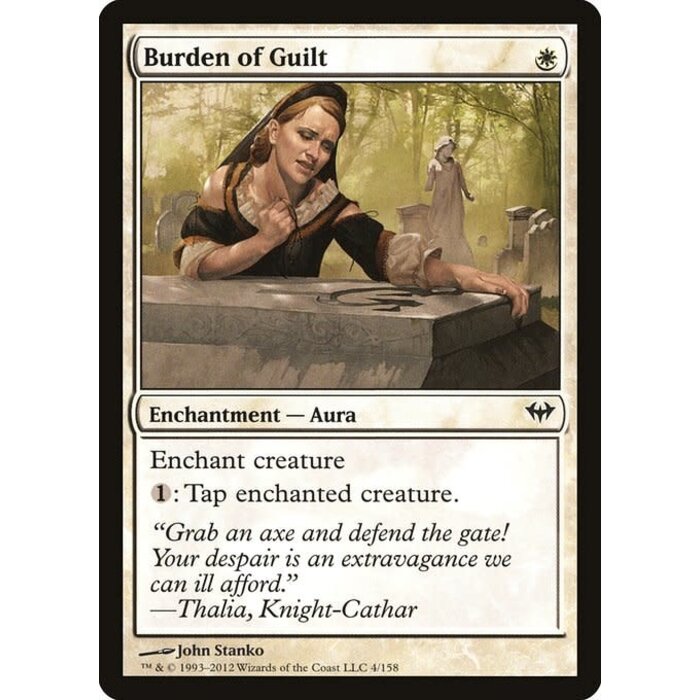 Magic: The Gathering Burden of Guilt (004) Lightly Played