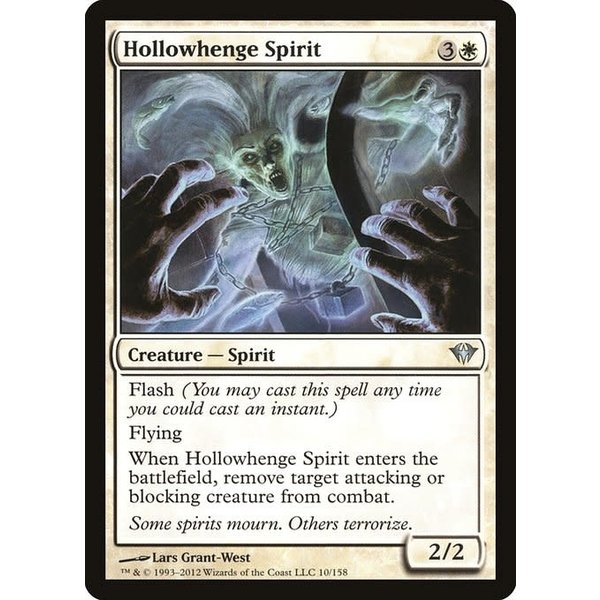 Magic: The Gathering Hollowhenge Spirit (010) Moderately Played