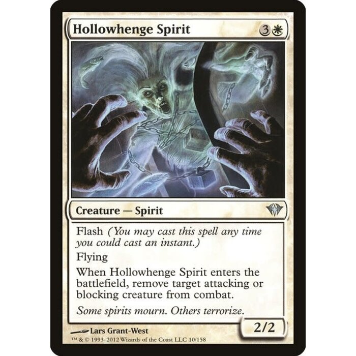Magic: The Gathering Hollowhenge Spirit (010) Moderately Played