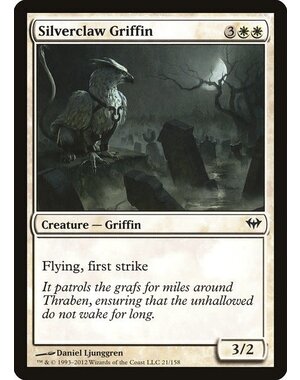 Magic: The Gathering Silverclaw Griffin (021) Lightly Played
