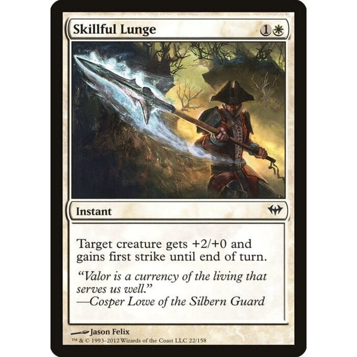 Magic: The Gathering Skillful Lunge (022) Moderately Played