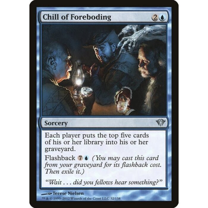 Magic: The Gathering Chill of Foreboding (032) Near Mint