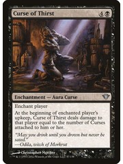 Magic: The Gathering Curse of Thirst (057) Lightly Played