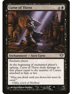 Magic: The Gathering Curse of Thirst (057) Lightly Played
