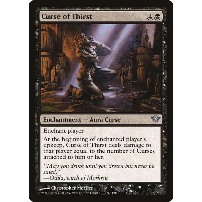 Magic: The Gathering Curse of Thirst (057) Lightly Played
