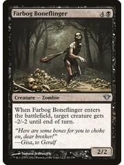 Magic: The Gathering Farbog Boneflinger (061) Lightly Played