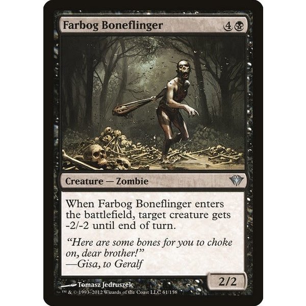 Magic: The Gathering Farbog Boneflinger (061) Lightly Played