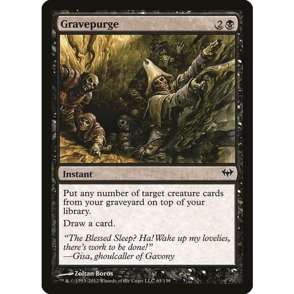 Magic: The Gathering Gravepurge (065) Lightly Played