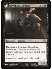 Magic: The Gathering Ravenous Demon (071) Lightly Played