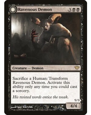 Magic: The Gathering Ravenous Demon (071) Lightly Played