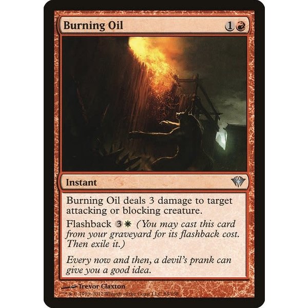 Magic: The Gathering Burning Oil (084) Near Mint